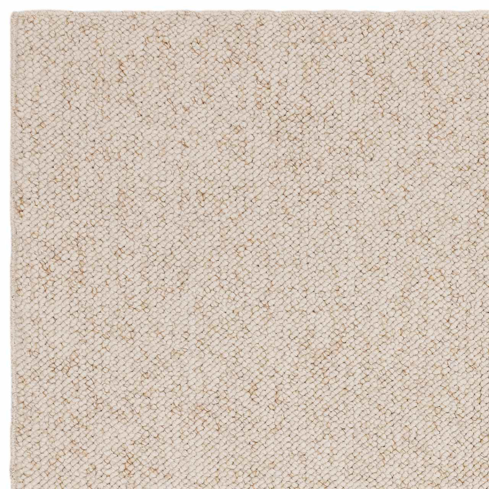 Boden Ivory Loop Plain Washable Rug