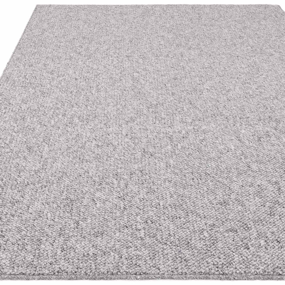 Boden Grey Loop Plain Washable Rug