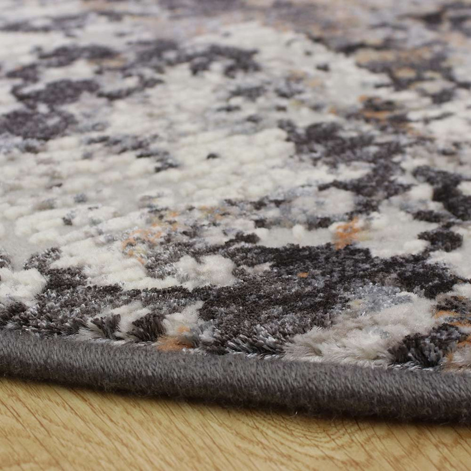 Canyon Rugs Peach Charcoal Bone 52023 3616 Circle