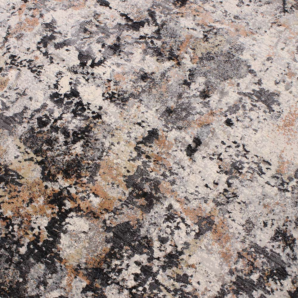 Canyon Rugs Peach Charcoal Bone 52023 3616 Circle