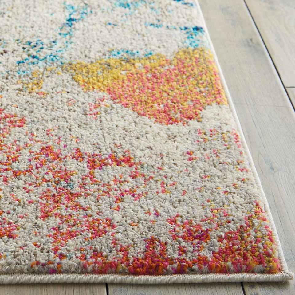 Celestial Rug CES12 Ivory Multi Circle