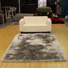 On Sale Ultra Thick Silver Plush Shaggy Rugs 140x200cm