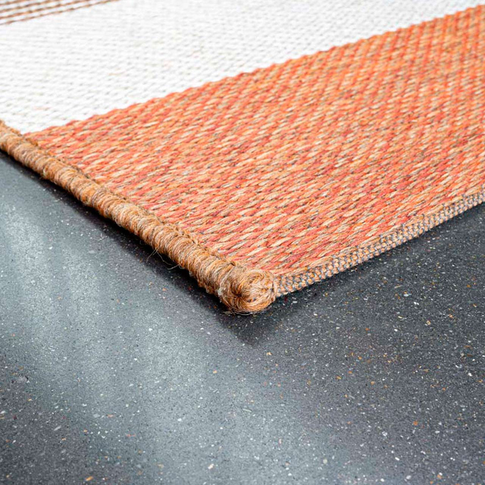 Brighton Garden Rug 8032 Brown Terracotta
