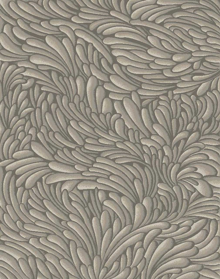 City Modern Glossy Splash Grey Rug JD620