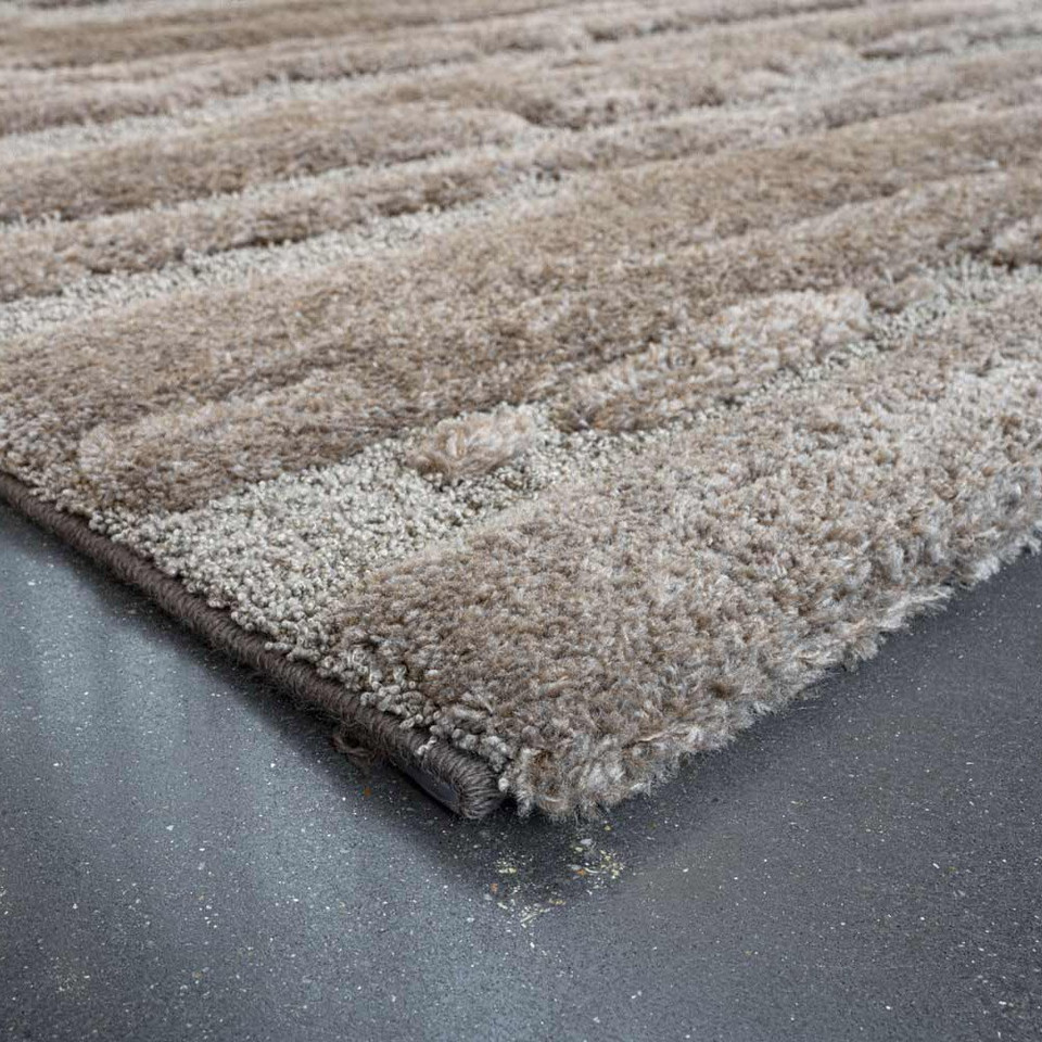 Cleo Clouds 3D Rug Brown