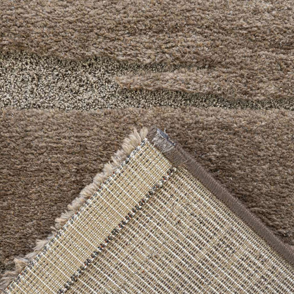 Cleo Clouds 3D Rug Brown
