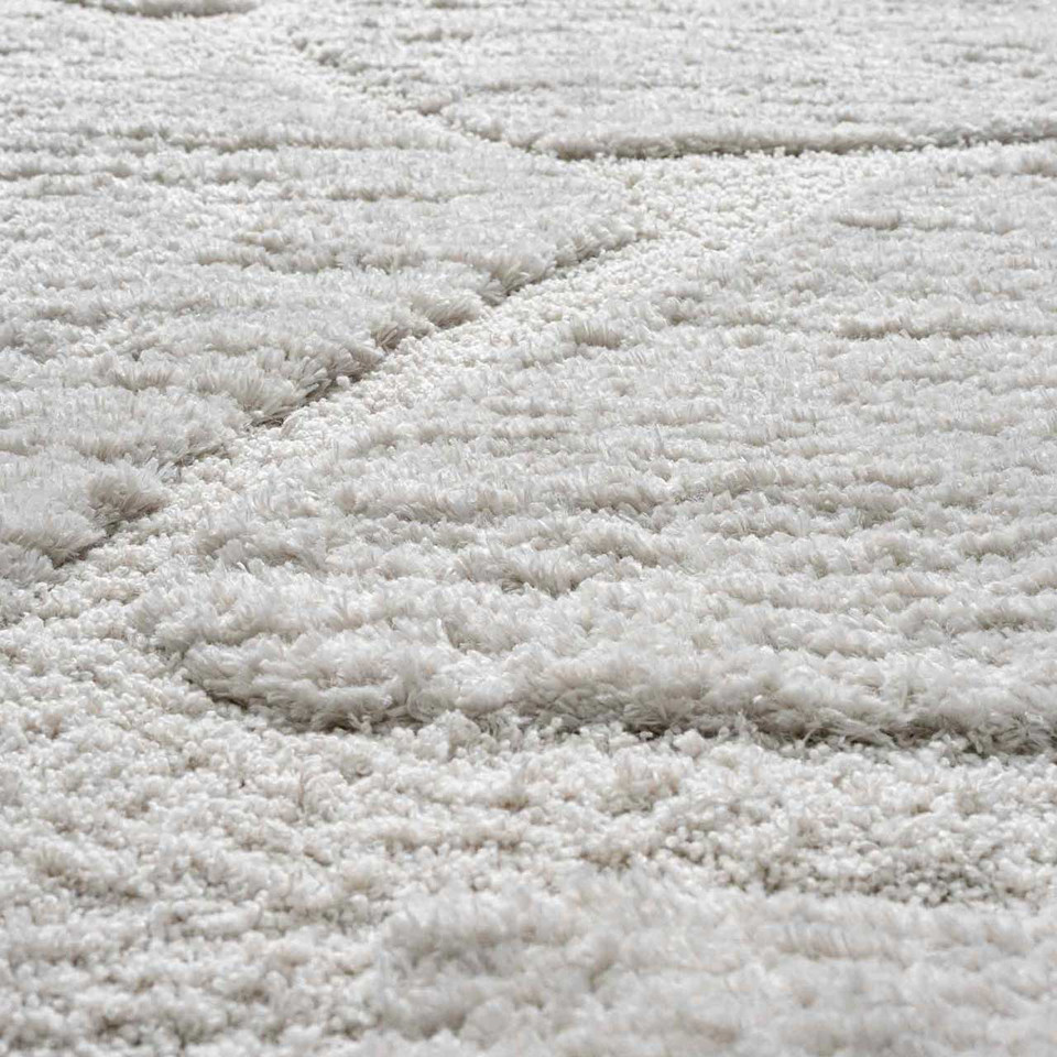 Dune Silky Soft Rug 6191 Cream Pebble