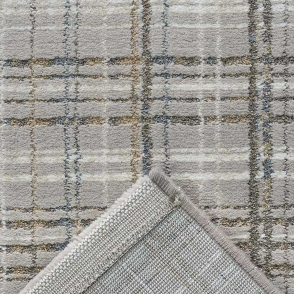 Oslo Eco Rug 8575 Tartan Mink