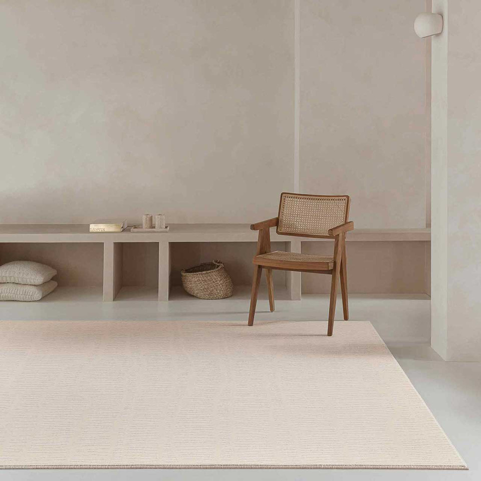 Malmo Broken Lines Wool Floor Rug