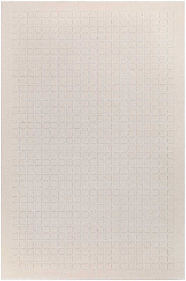 Malmo Cream Pixel Wool Floor Rug