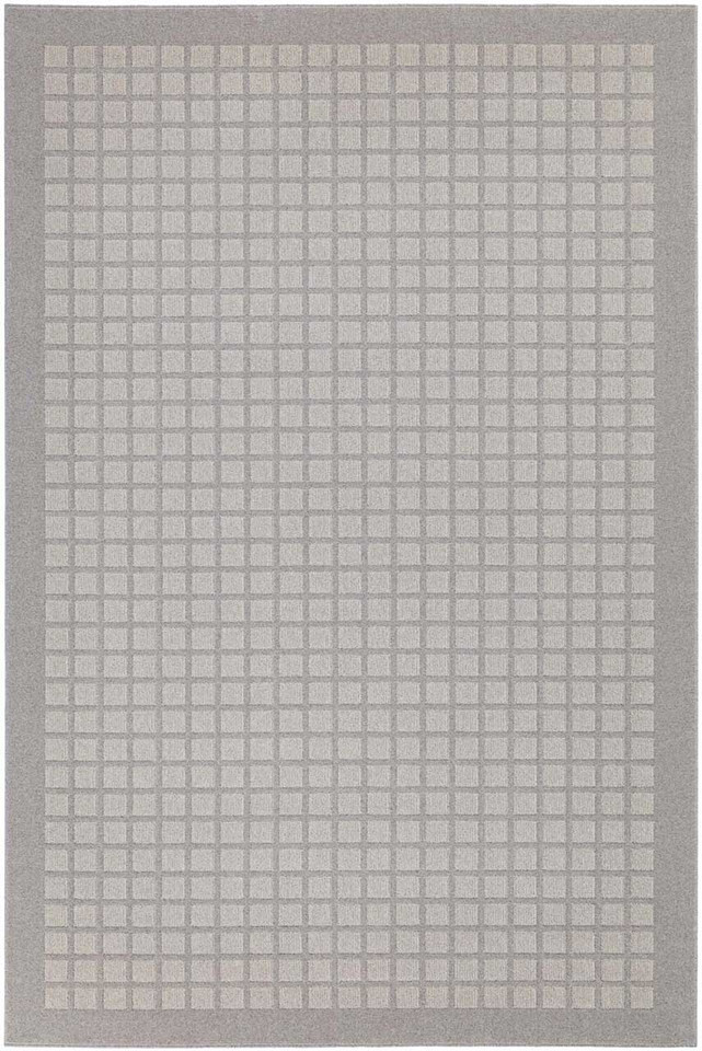 Malmo Grey Pixel Wool Floor Rug