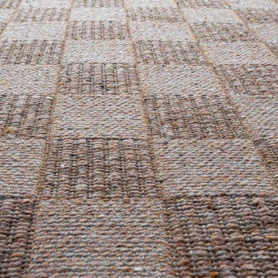 High Line Brown Wool Rug