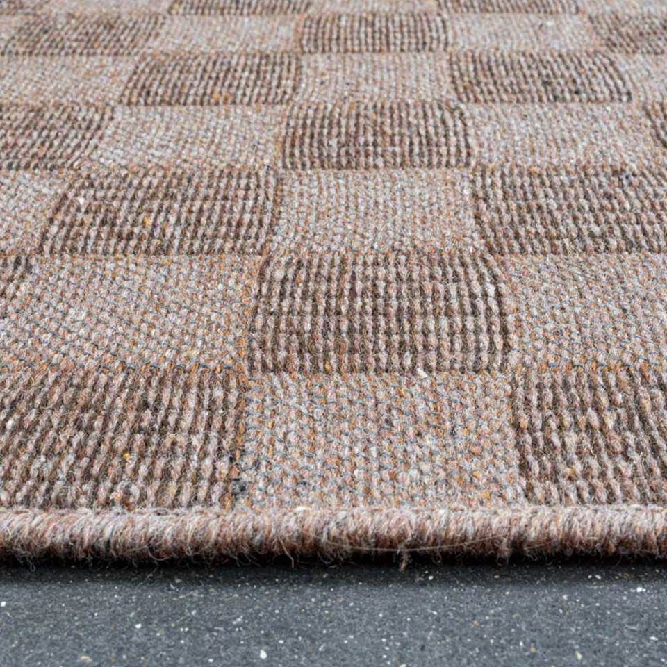 High Line Brown Wool Rug