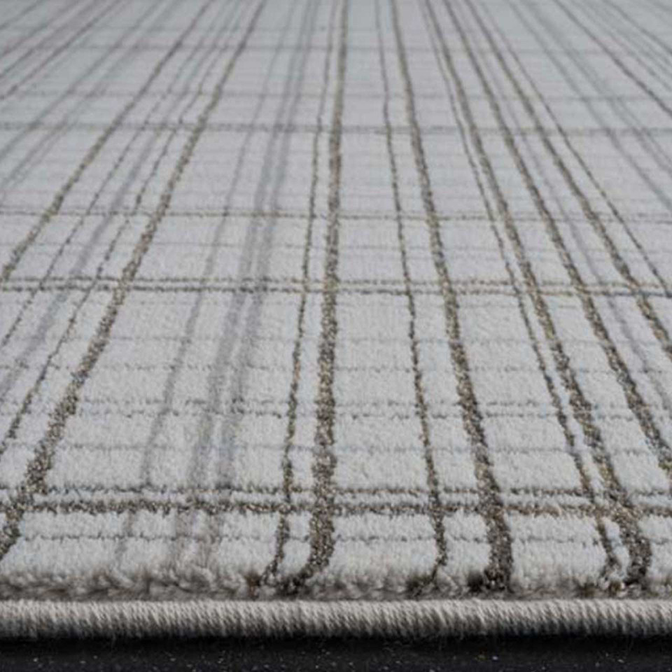Oslo Eco Rug 6575 Tartan Cream