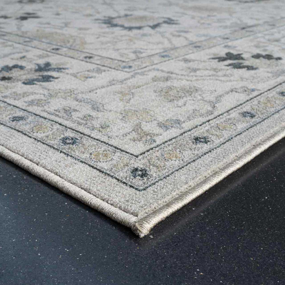 Paprika Rug 6262 Traditional Cream Blue