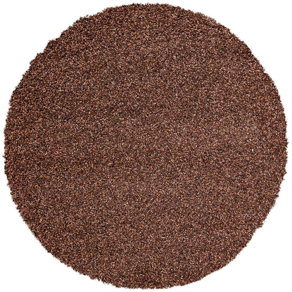 Twilight Thick Shaggy Rusty Brown Rug