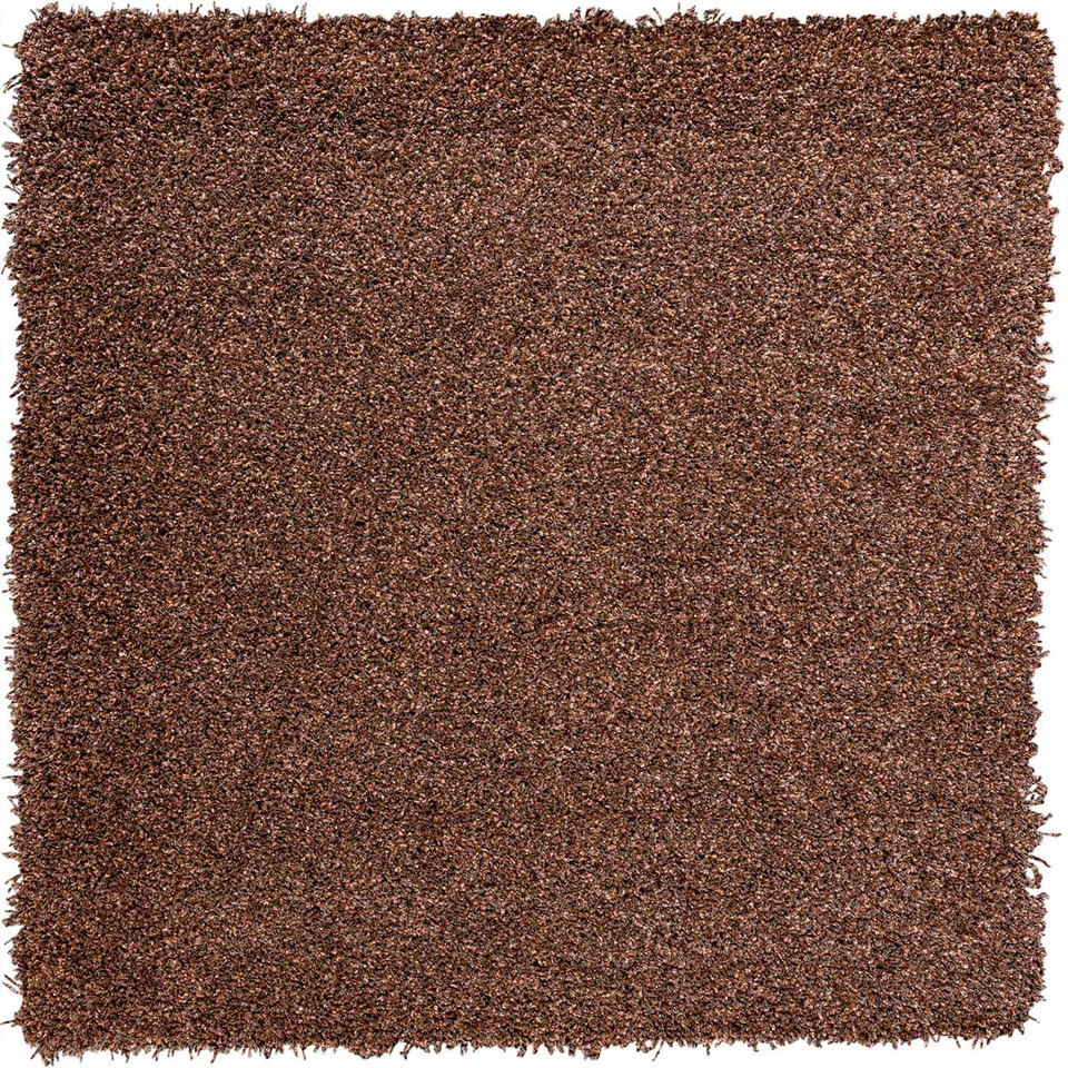 Twilight Thick Shaggy Rusty Brown Rug