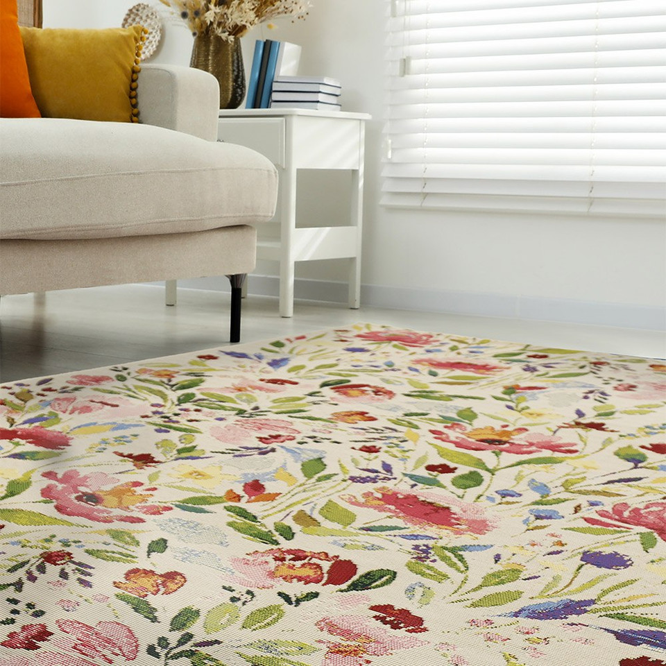 Tropicana Meadow Multi Garden Rug