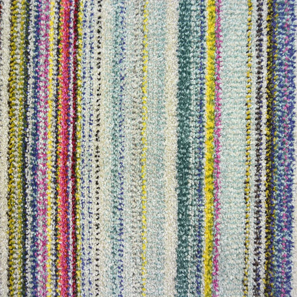 Villa Stripe Modern Hardwearing Rug