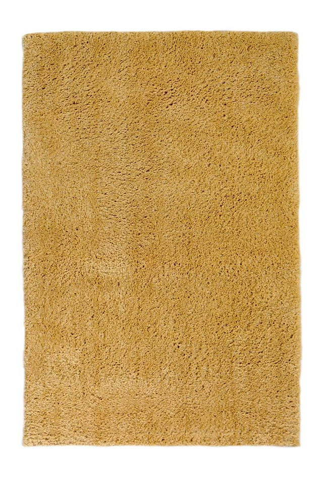 Snug Super Soft Shaggy Rug Plain Ochre
