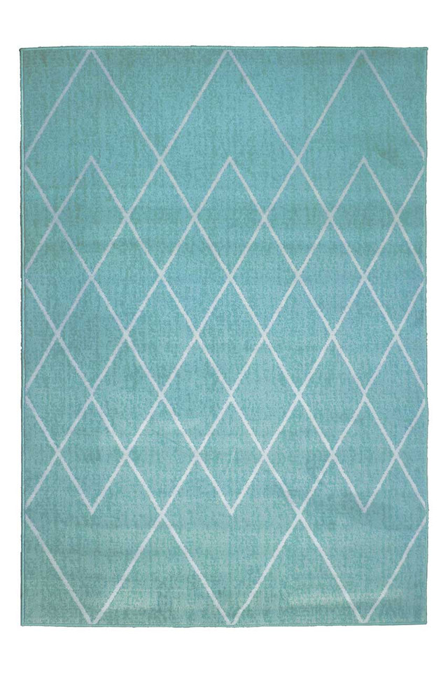 Maestro Berber Rug Teal Geometric