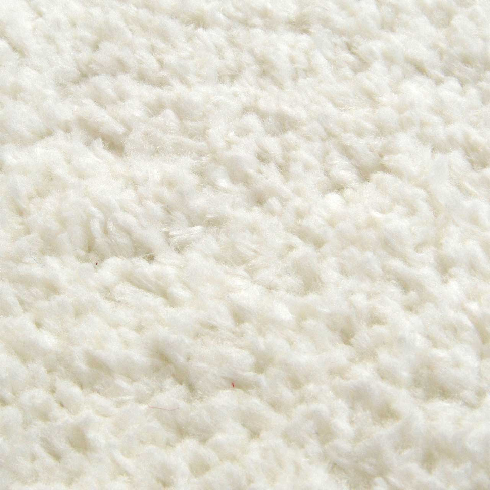 Snug Super Soft Shaggy Rug Plain Ivory