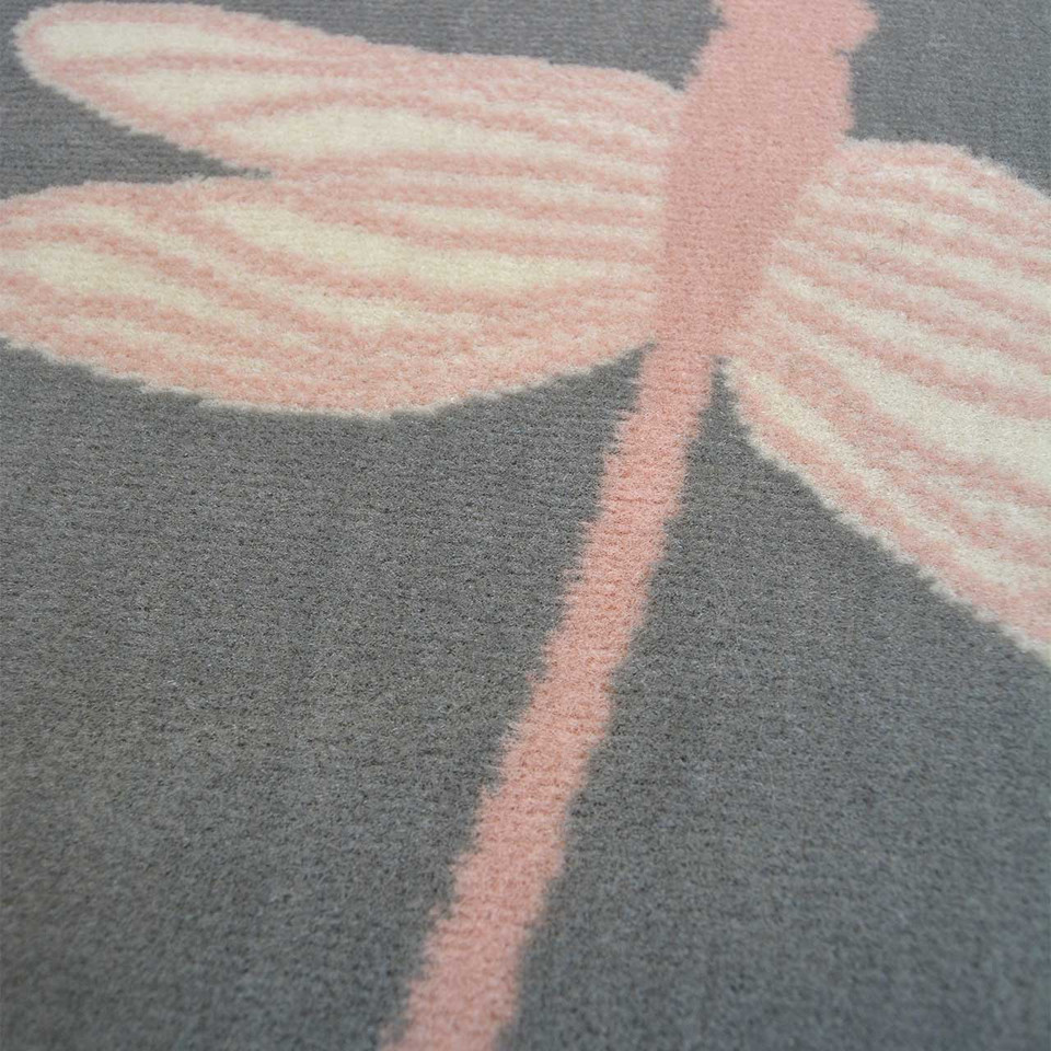 Maestro Dragonfly Rug Silver