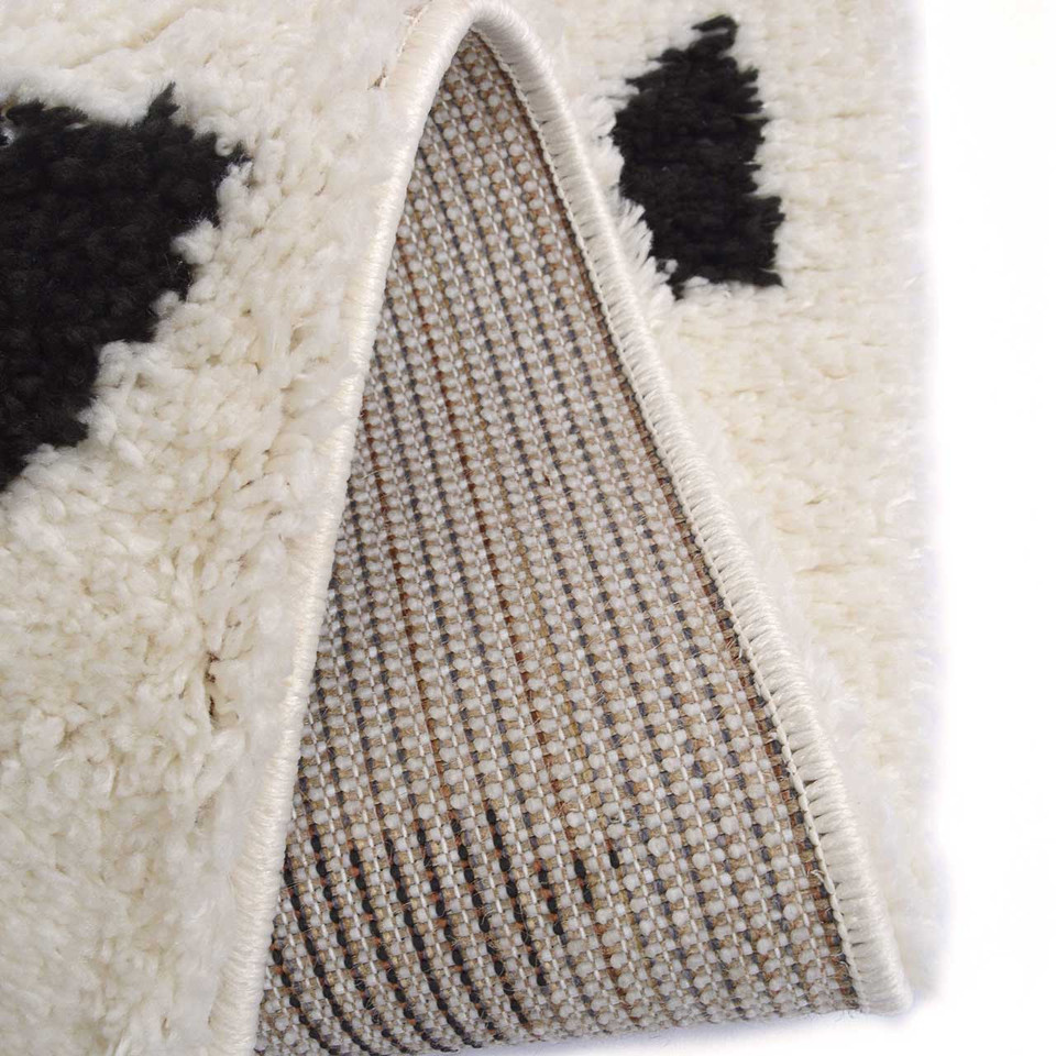 Snug Super Soft Shaggy Rug Triangle Mono