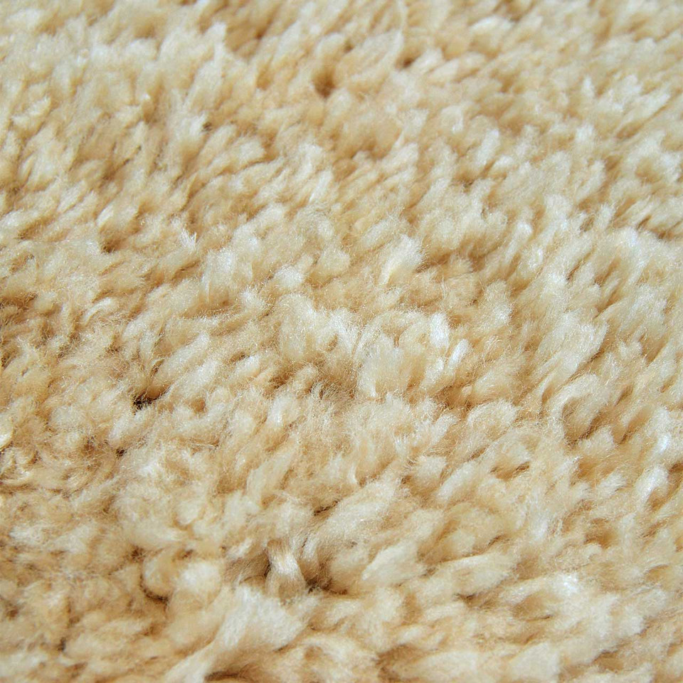 Snug Super Soft Shaggy Rug Plain Honey
