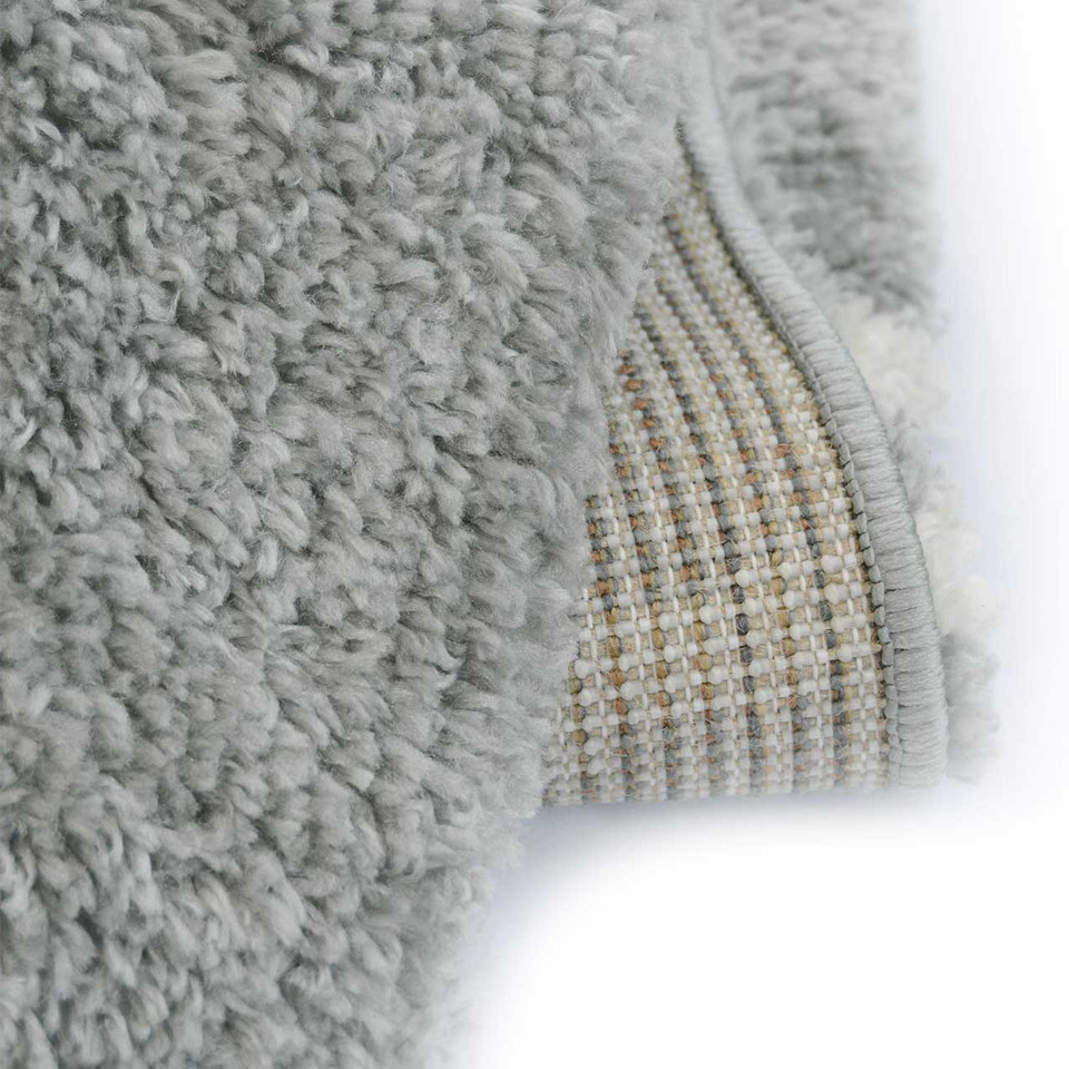 Snug Super Soft Shaggy Rug Bubbles Grey