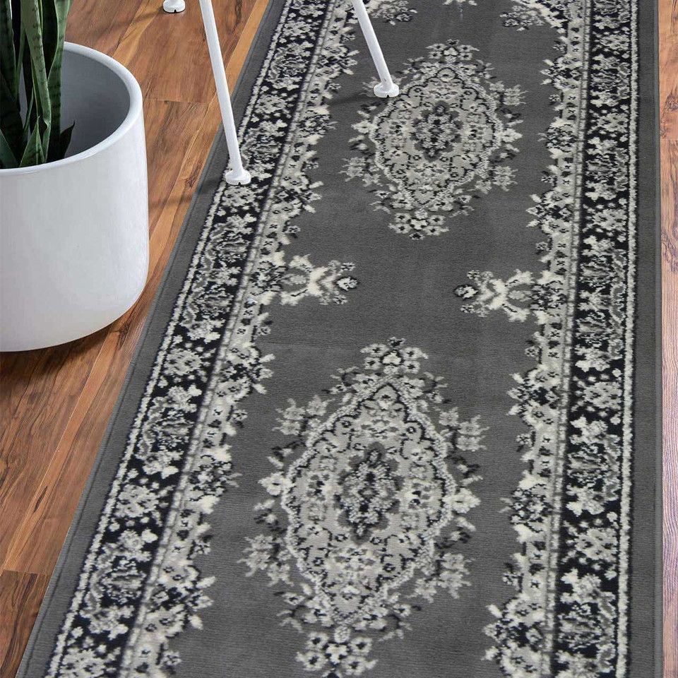 Maestro Traditional Grey Rug