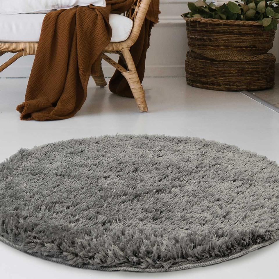 Soft Washable Rug Cosy Grey