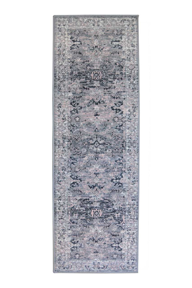 Maestro New Traditional Grey Pink Rug