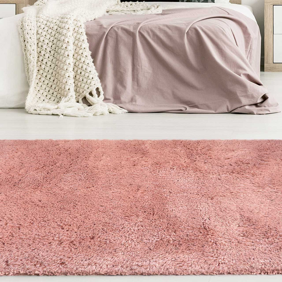 Soft Washable Rug Cosy Pink