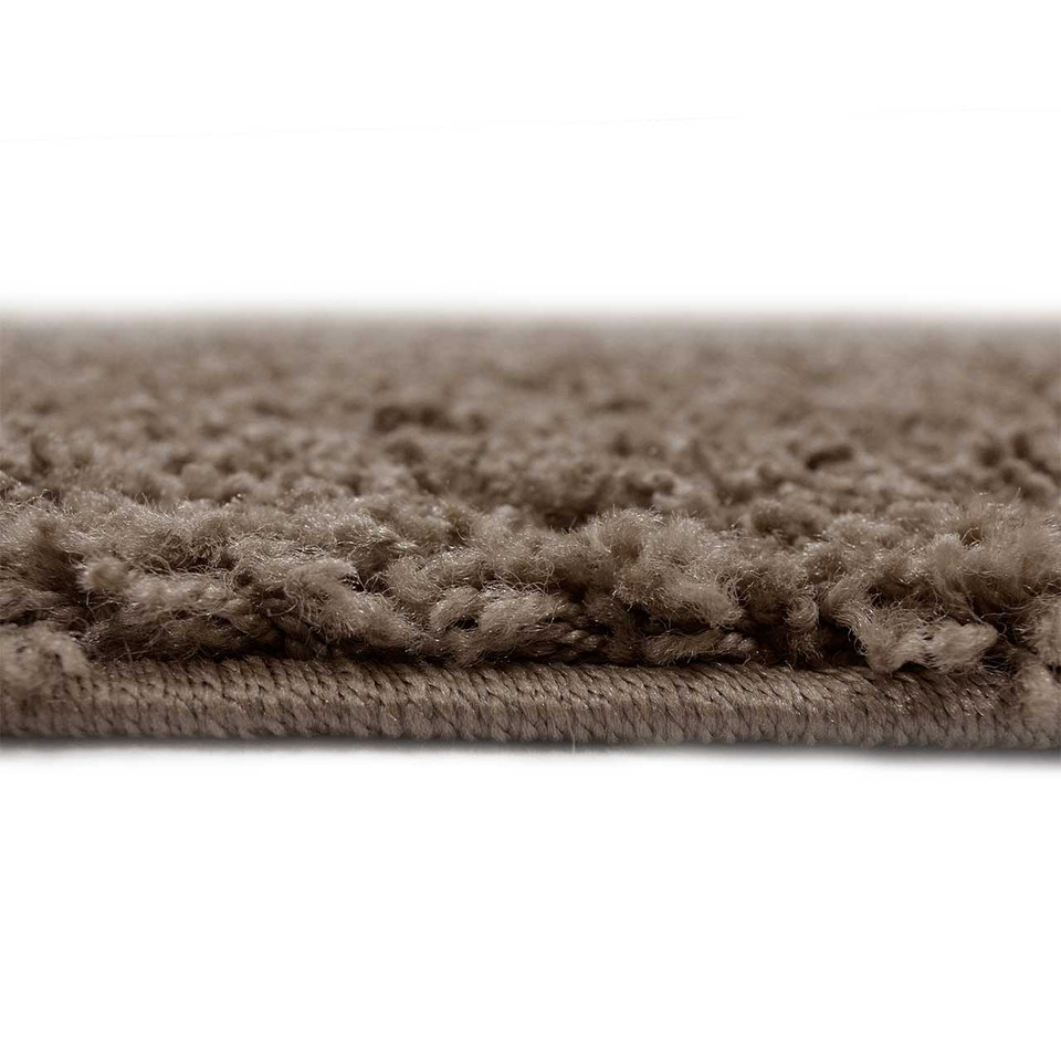 Jazz Shaggy Rug Dark Natural
