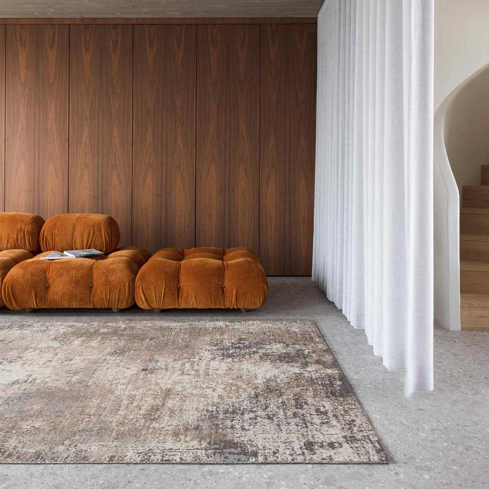Ziba Multicolour Abstract Modern Wool Rug