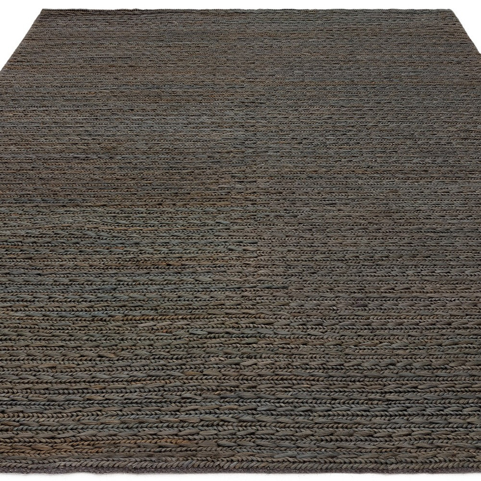 Oakley Charcoal Black Rug