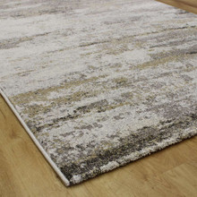 On Sale Abstract Rug Liberty Grey Gold 26 6191 80x150cm