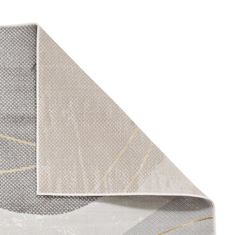 Apollo Grey Gold Modern Abstract Rug