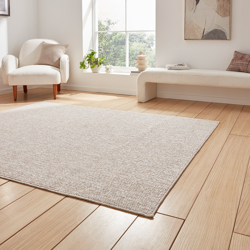 Boucle Brown Beige Rug