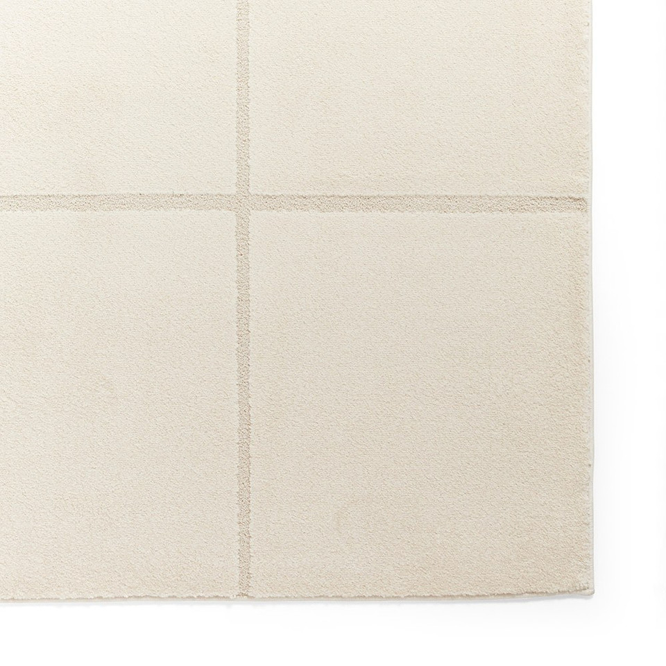 Elio Cream Modern Geometric Rug