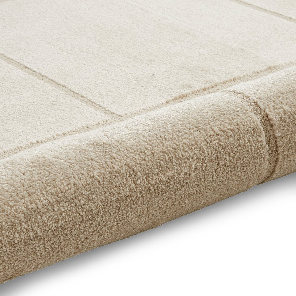 Elio Mink Brown Modern Geometric Rug