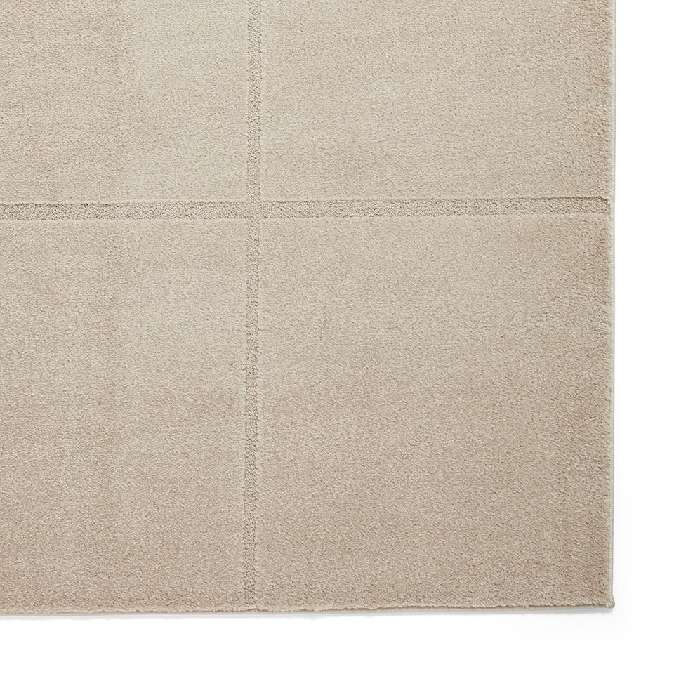 Elio Mink Brown Modern Geometric Rug
