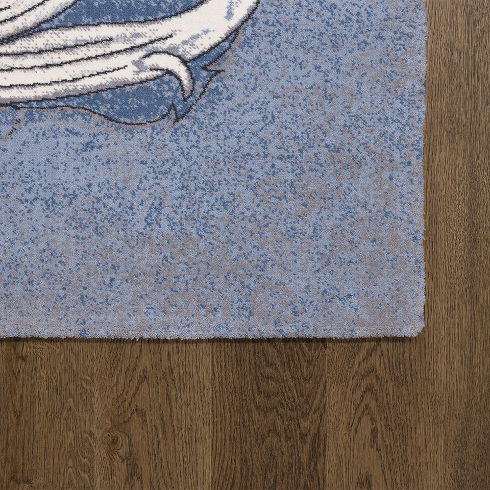 V&A Regius Mawson Blue Floral Rug