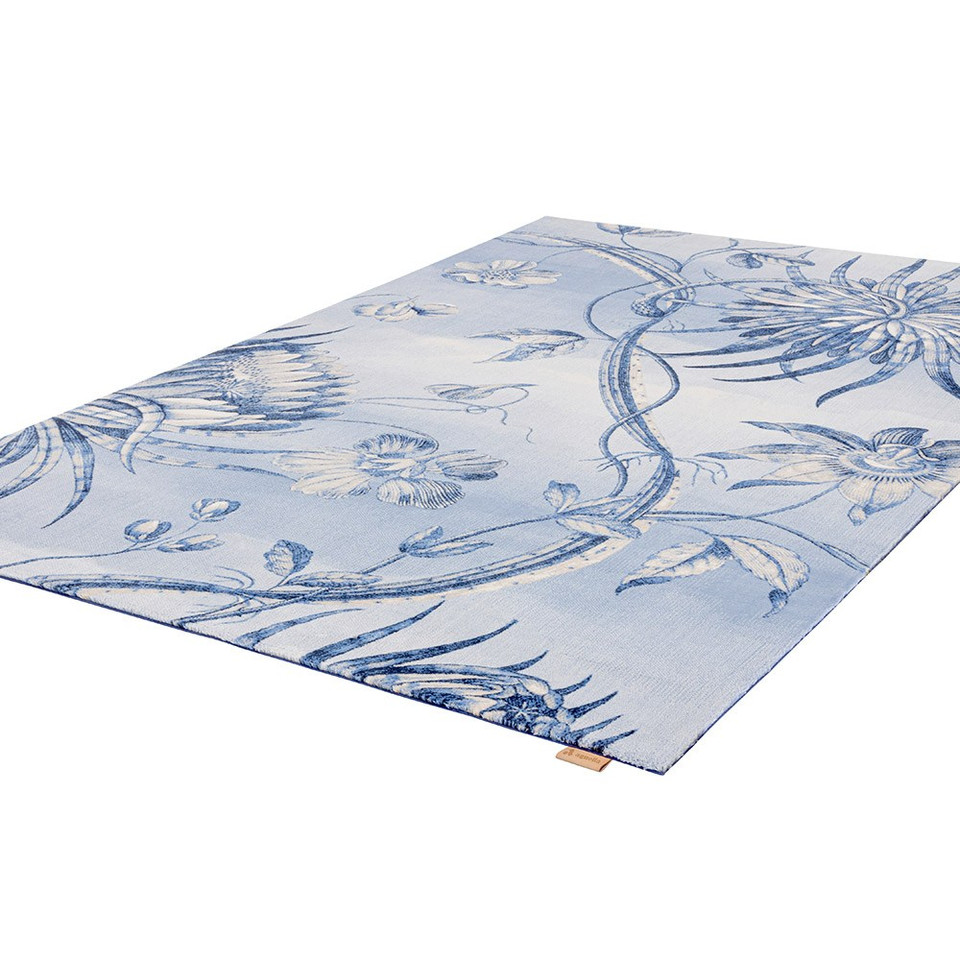 V&A Calisia Talwin Light Blue Floral Rug