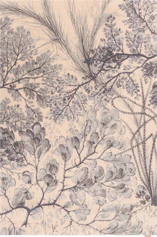 V&A Calisia Kelp Mint Floral Rug