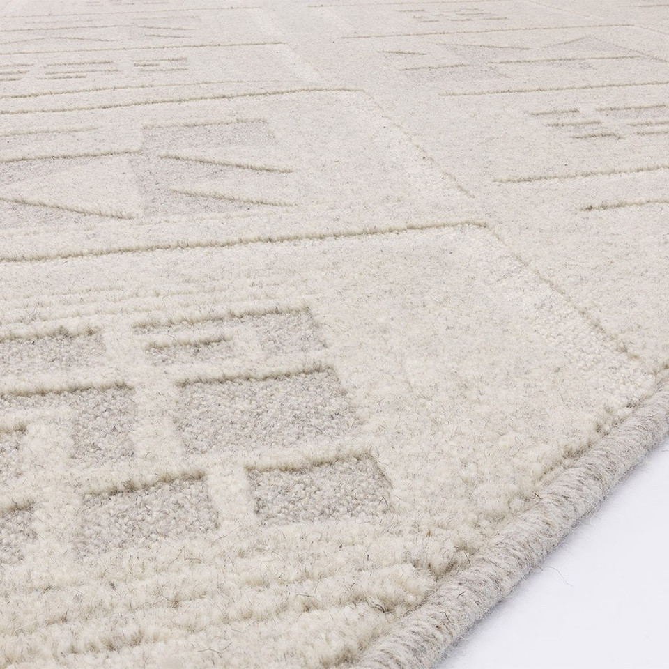 V&A Noble Manhattan Light Grey Art Deco Rug