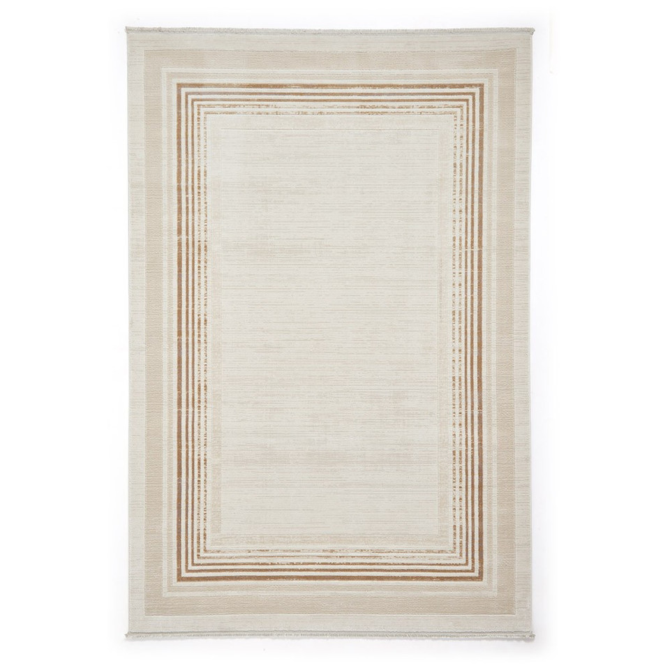 Mirage Cream Beige Modern Abstract Rug