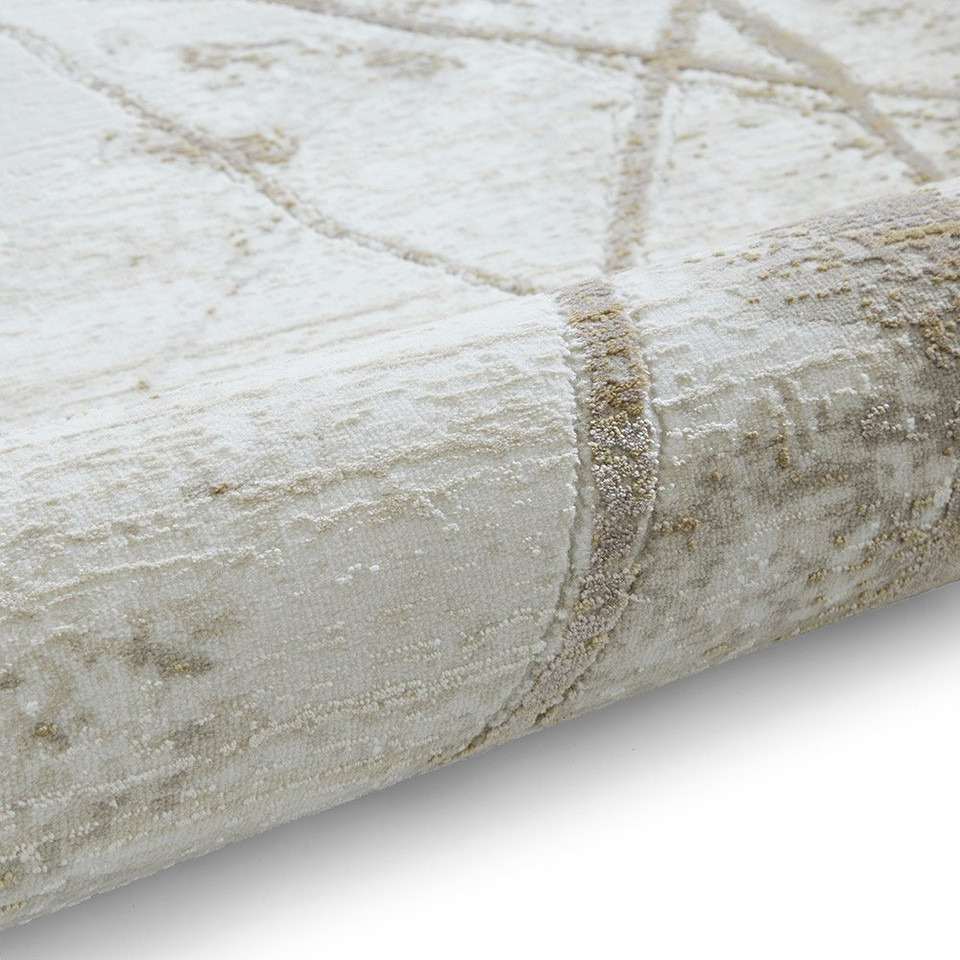 Mirage Cream Grey Modern Abstract Rug