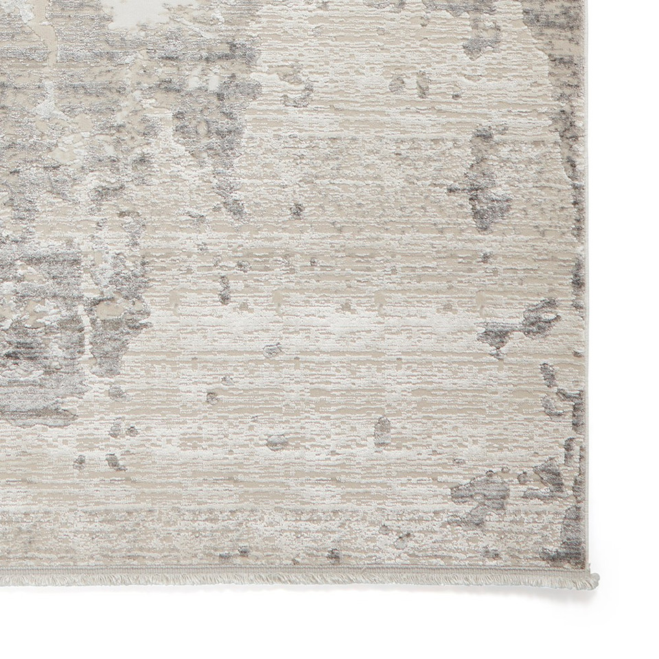 Mirage Grey Modern Abstract Faded Rug